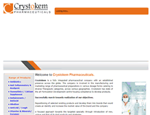 Tablet Screenshot of crystokem.com